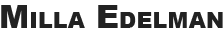 Milla Edelman